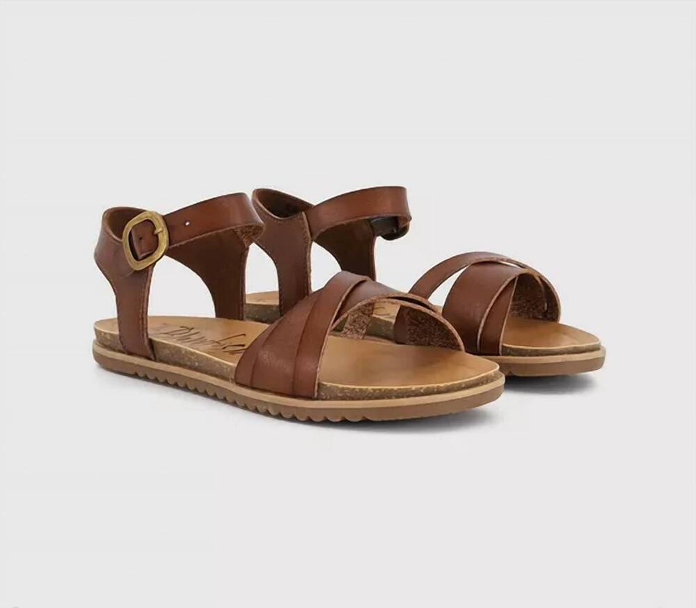 NEW BLOWFISH women's monti sandal in henna